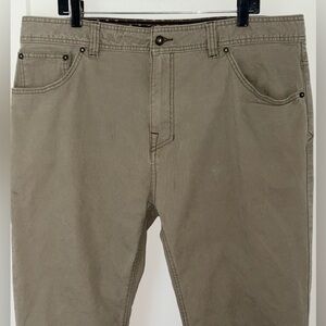 Prana Tucson slim fit straight leg jeans men's 40x30 EUC stretch organic cotton